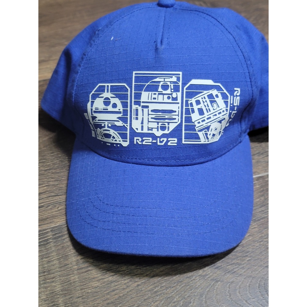 Star Wars Galaxys Edge Droid Depot R2-D2 Blue Ripstop Baseball Cap Hat Disney